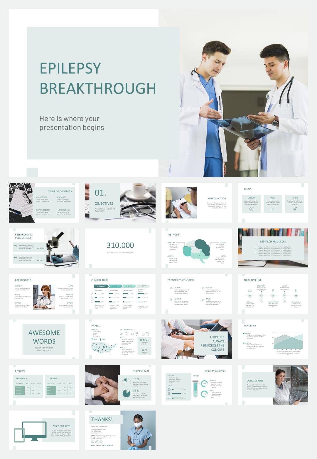 医疗医生医院PPT模版