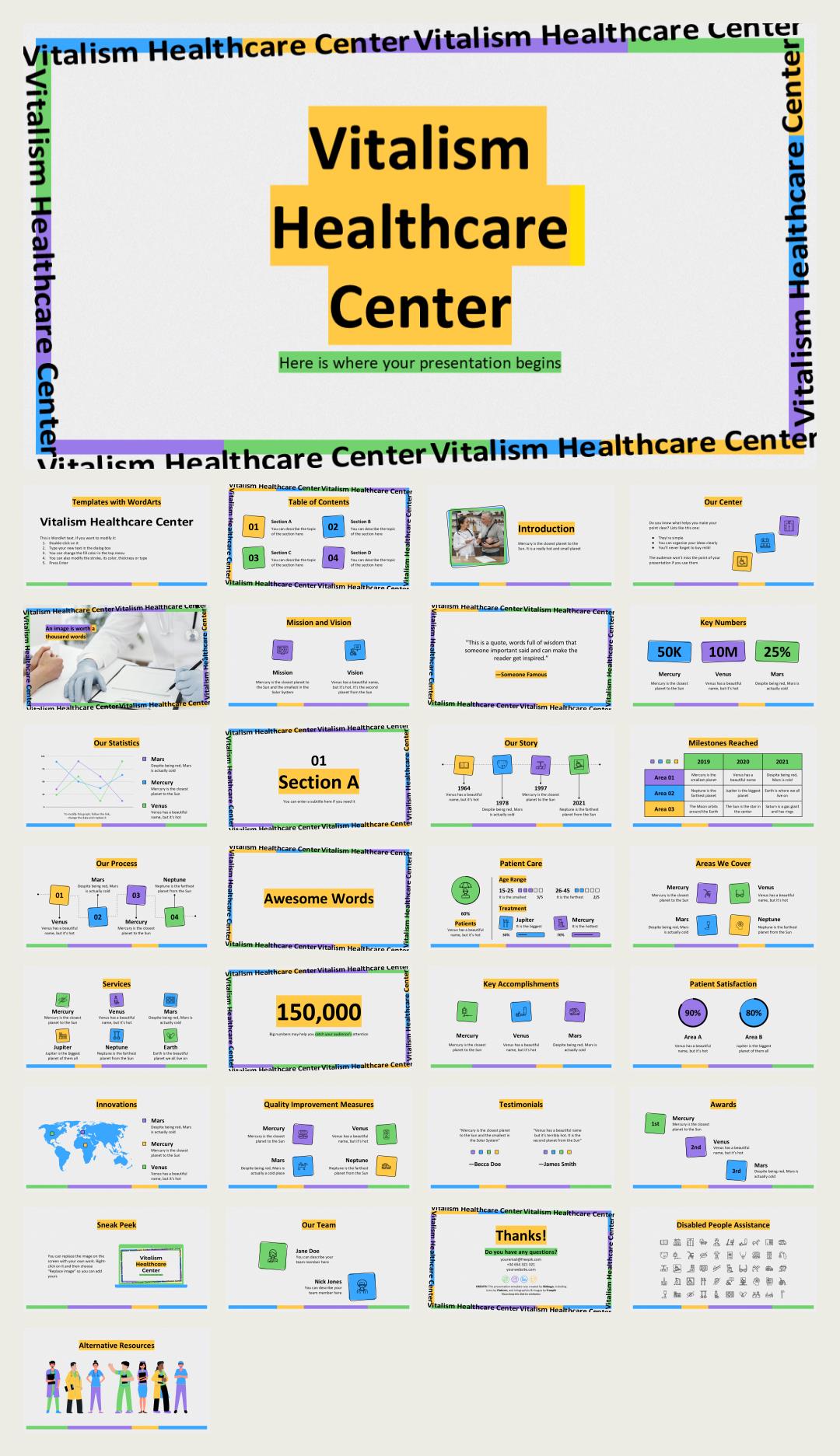 医疗医生医院PPT模版