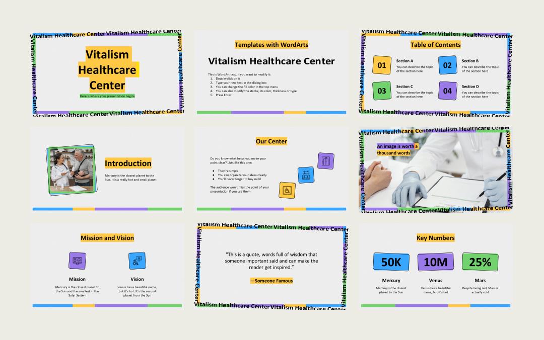 医疗医生医院PPT模版