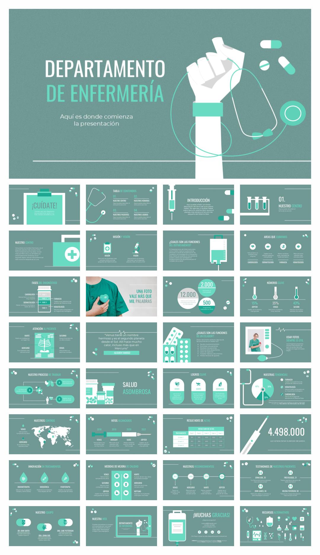 医疗医生医院PPT模版