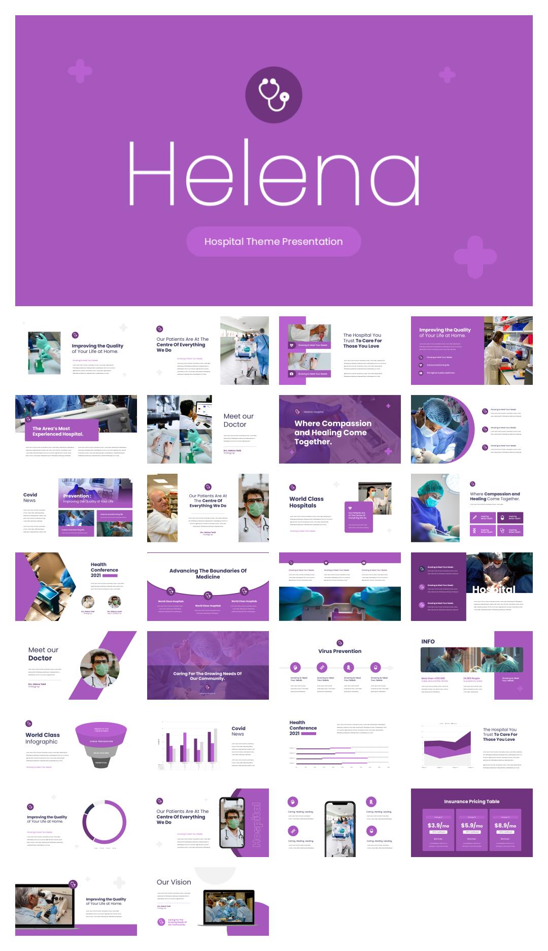 医疗医生医院PPT模版