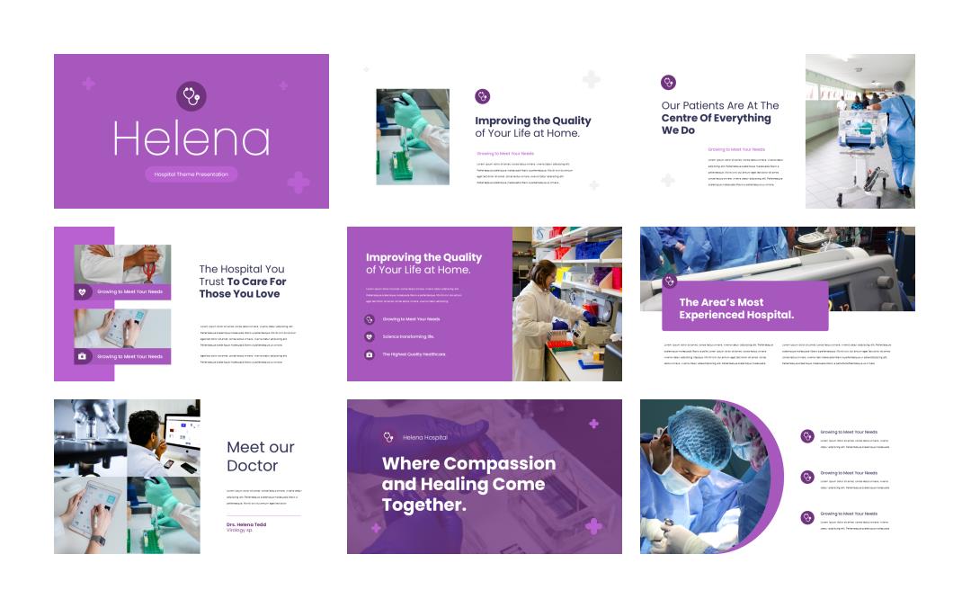 医疗医生医院PPT模版