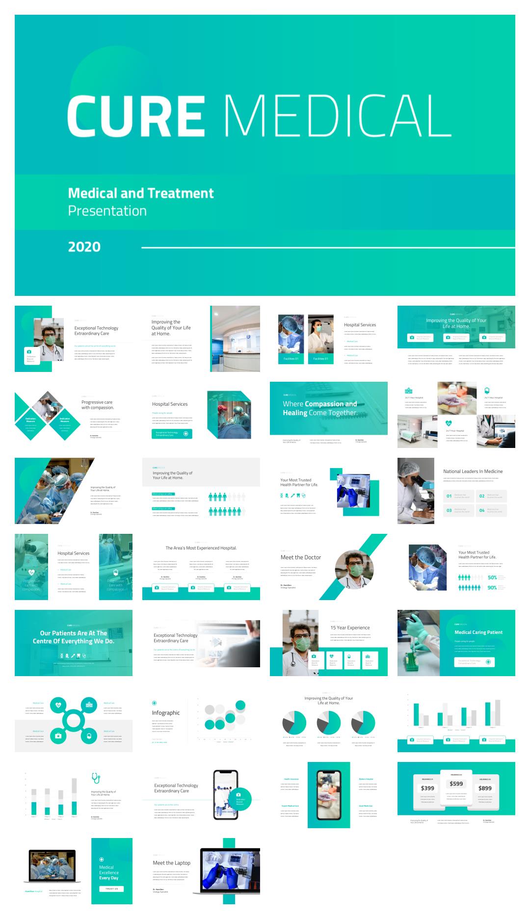 医疗医生医院PPT模版
