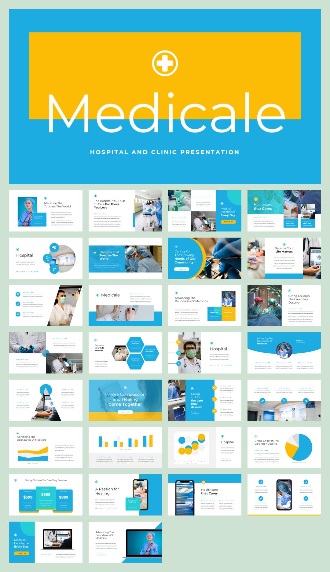 医疗医生医院PPT模版