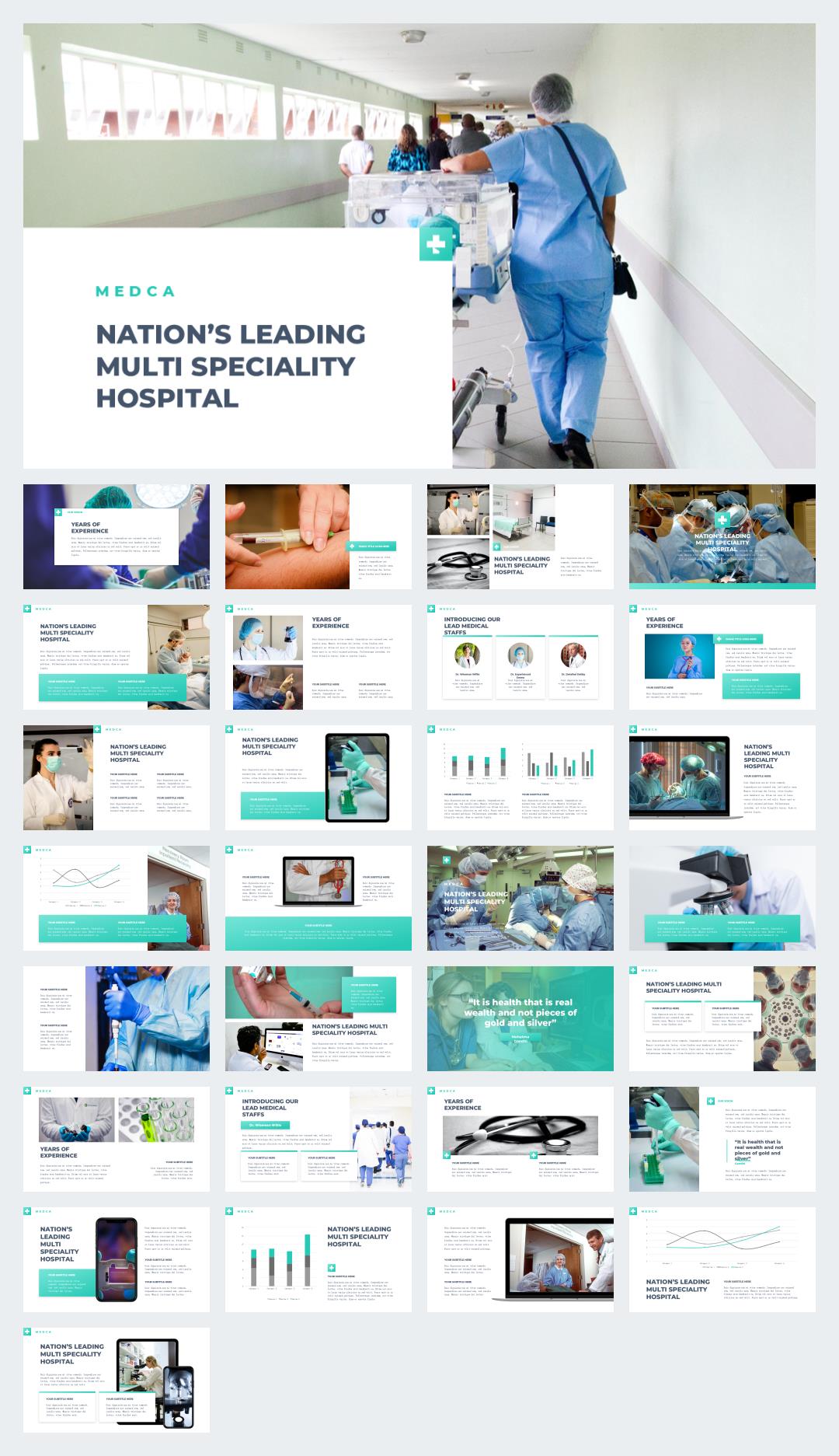 绿色医疗公司介绍PPT模板.pptx