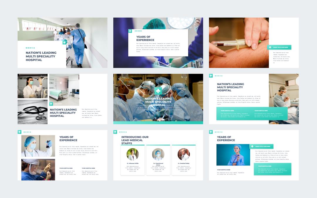 绿色医疗公司介绍PPT模板.pptx