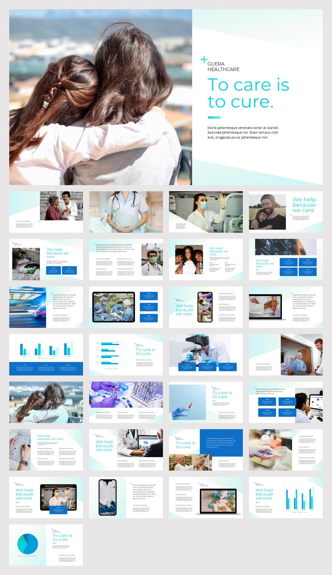 蓝色医疗工作汇报PPT模板.pptx