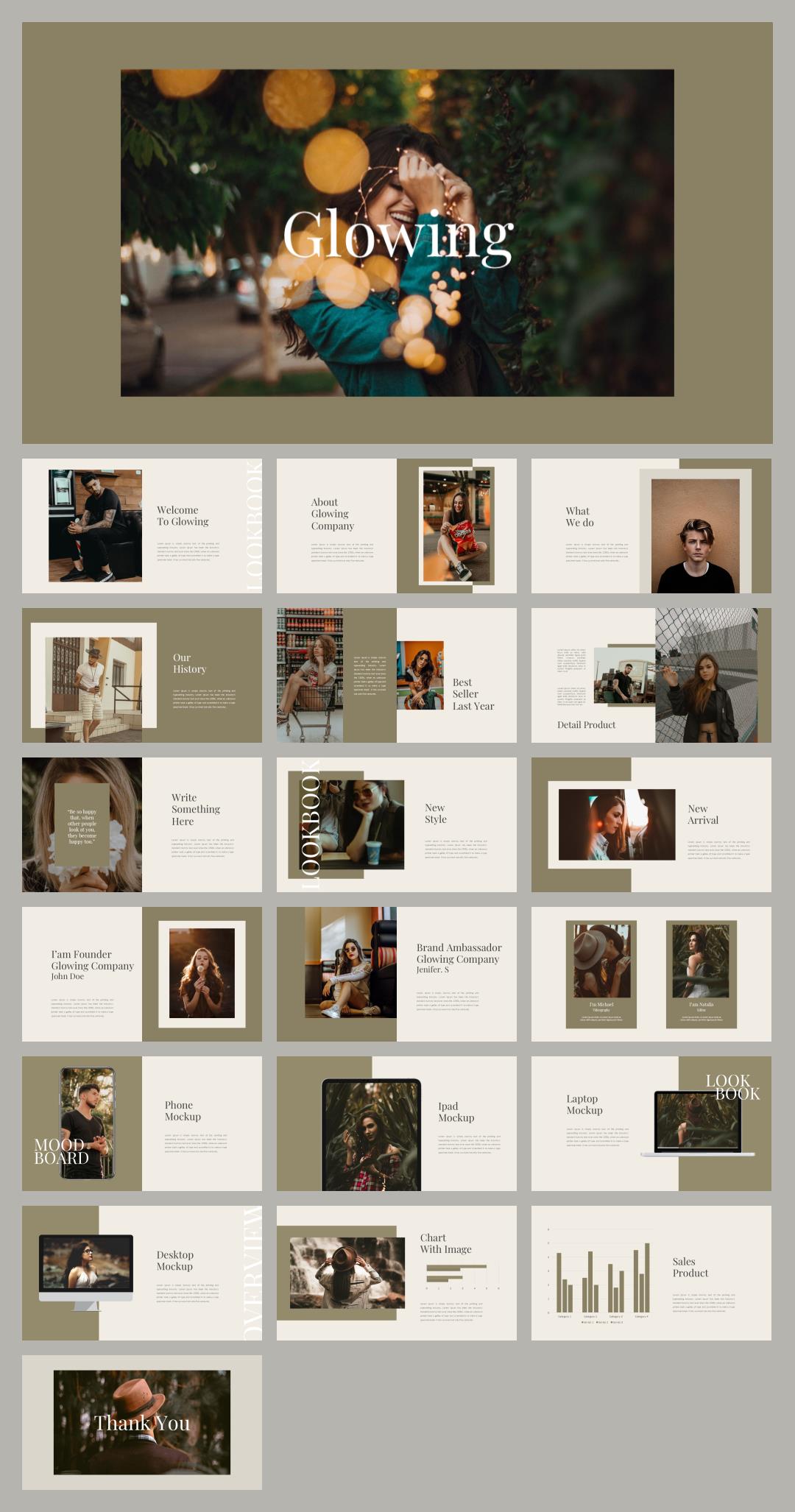 棕色时尚人物ppt模板.pptx