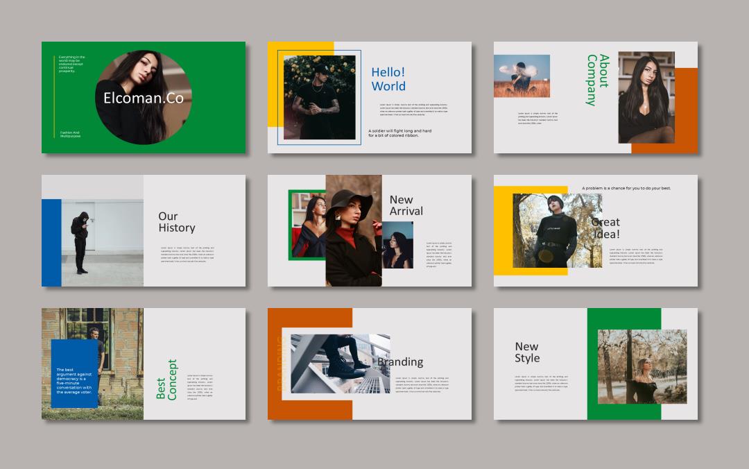 多彩炫酷人物ppt模板.pptx