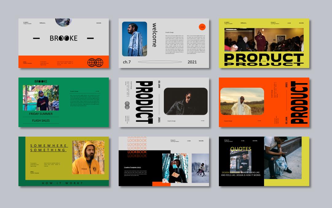 多彩炫酷时尚ppt模板.pptx