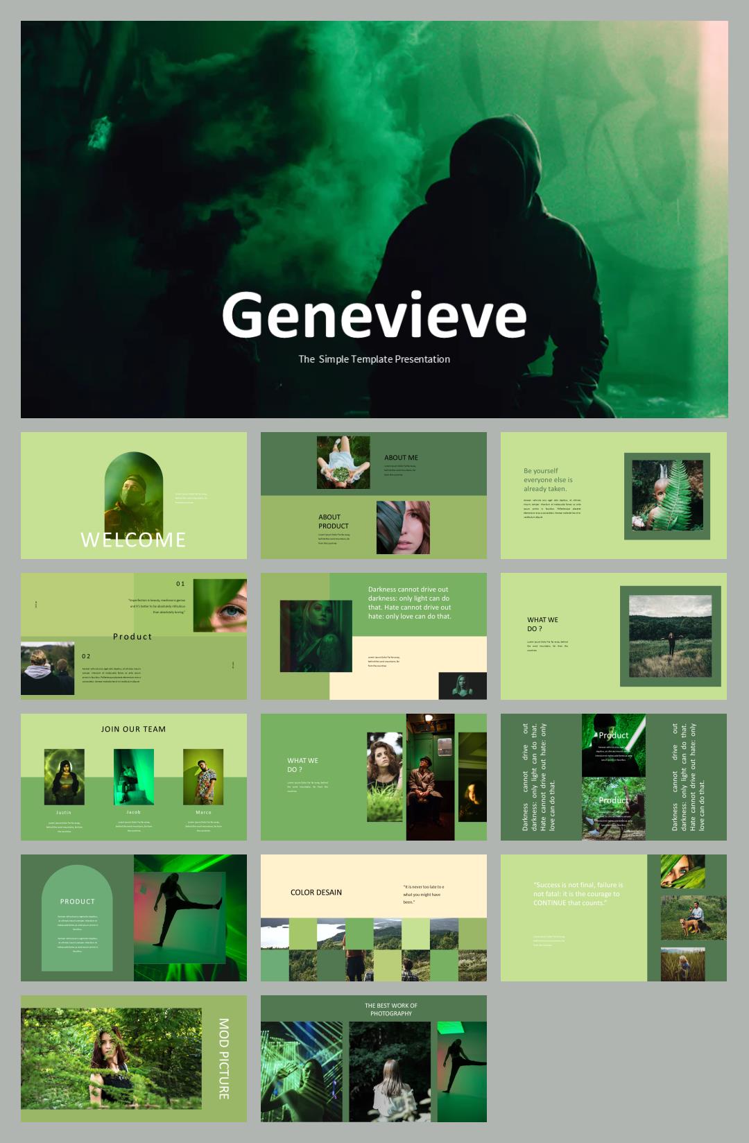 墨绿人物杂志风PPT模版.pptx