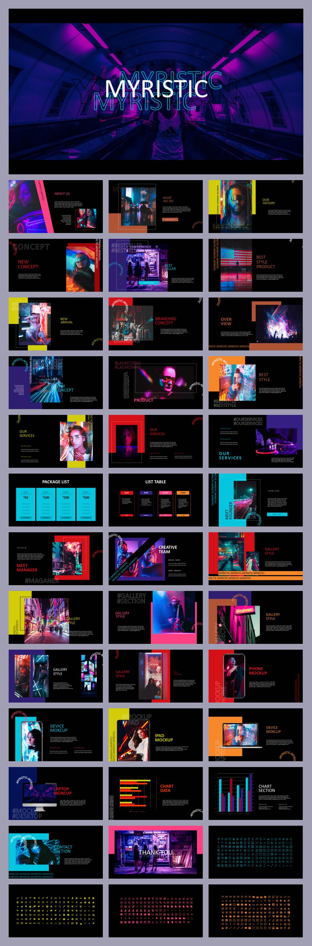 多彩赛博朋克ppt模板.pptx