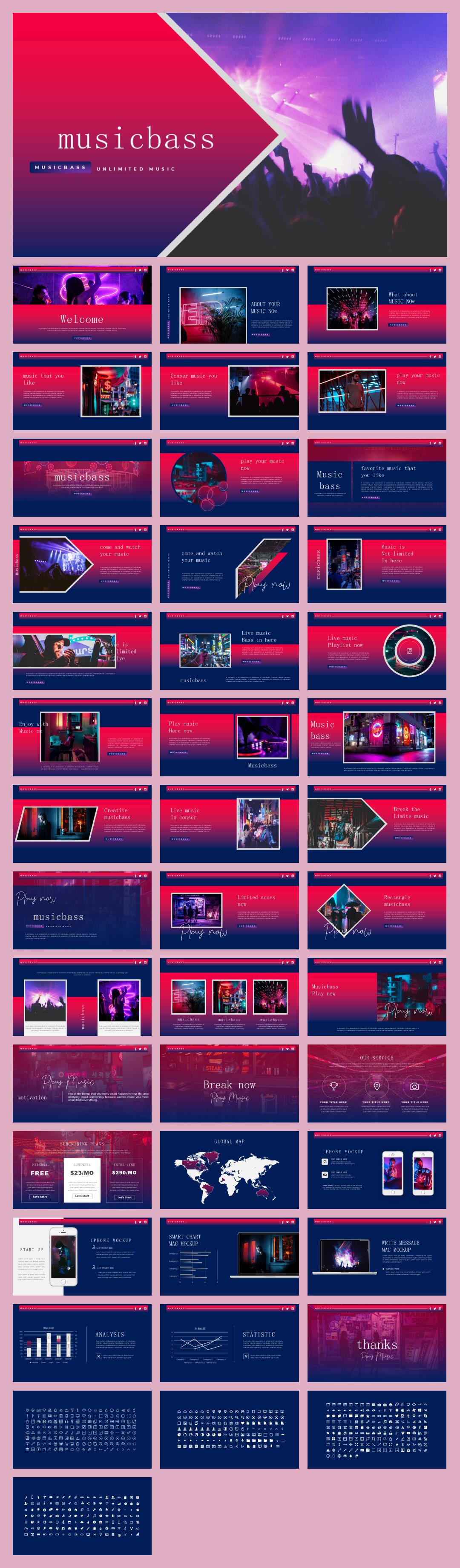 蓝紫撞色赛博朋克风ppt模板.pptx