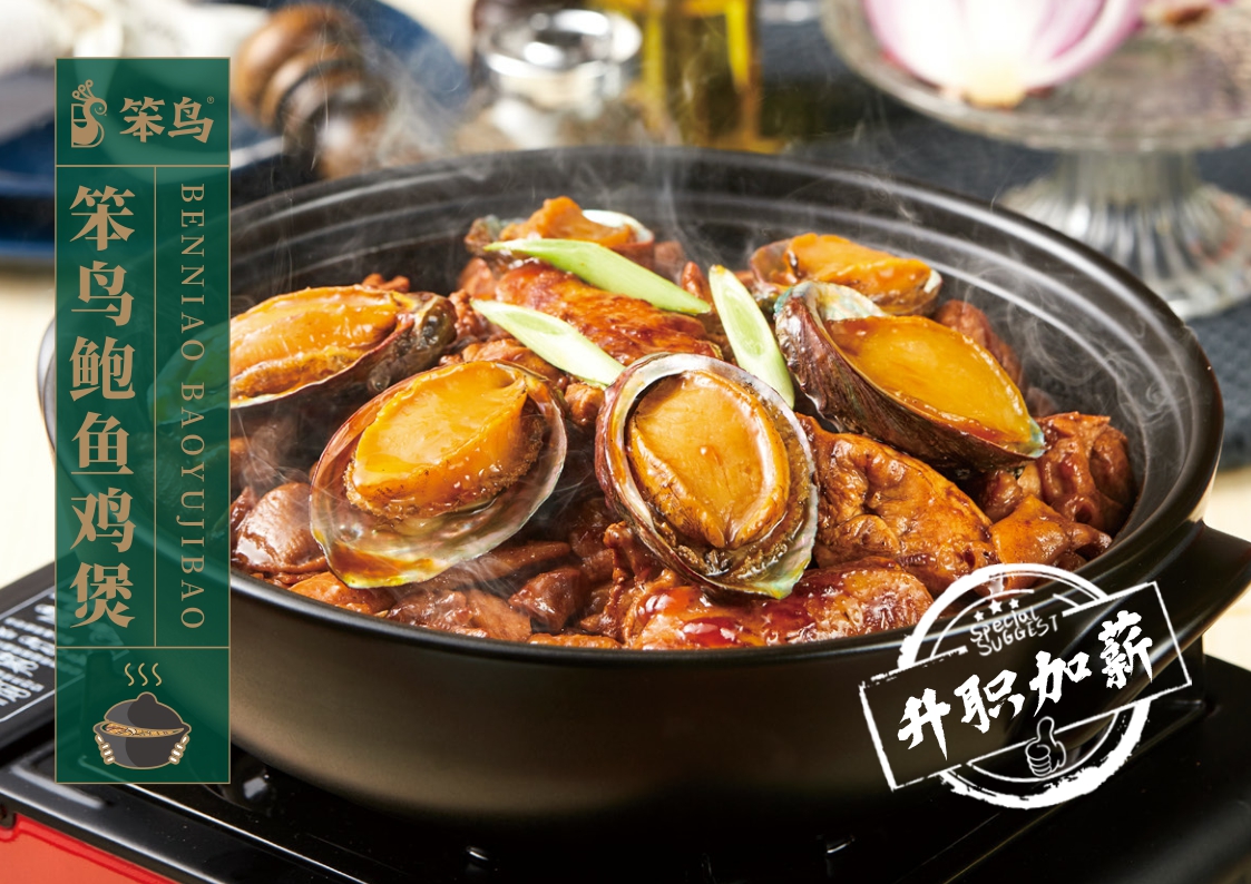 笨鸟鲍鱼鸡煲餐饮品牌手册.pdf