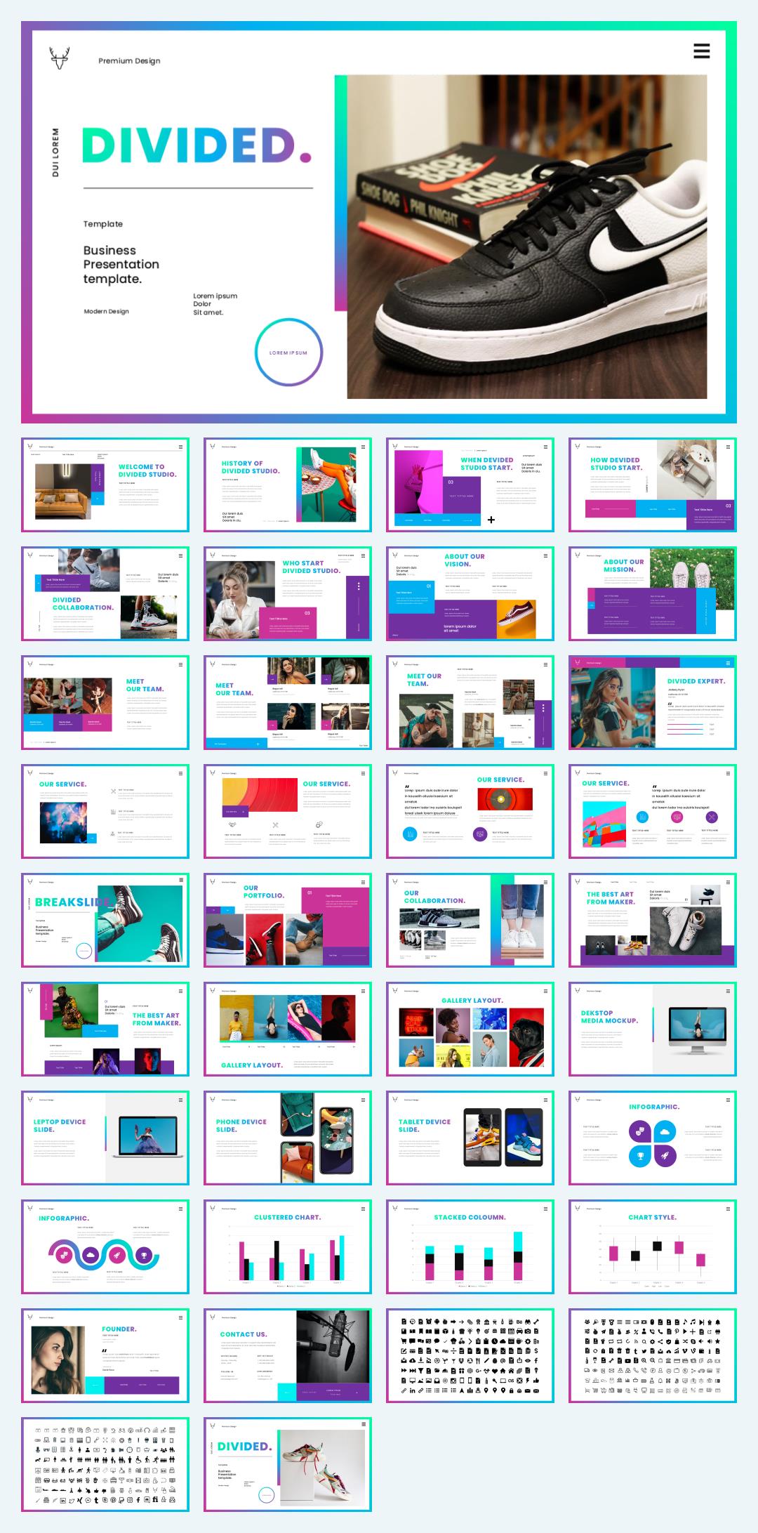 彩色摩登工作汇报PPT模板.pptx