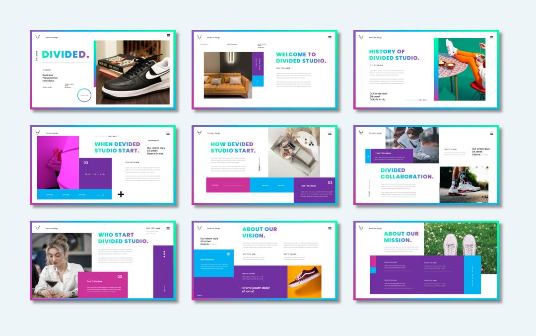 彩色摩登工作汇报PPT模板.pptx