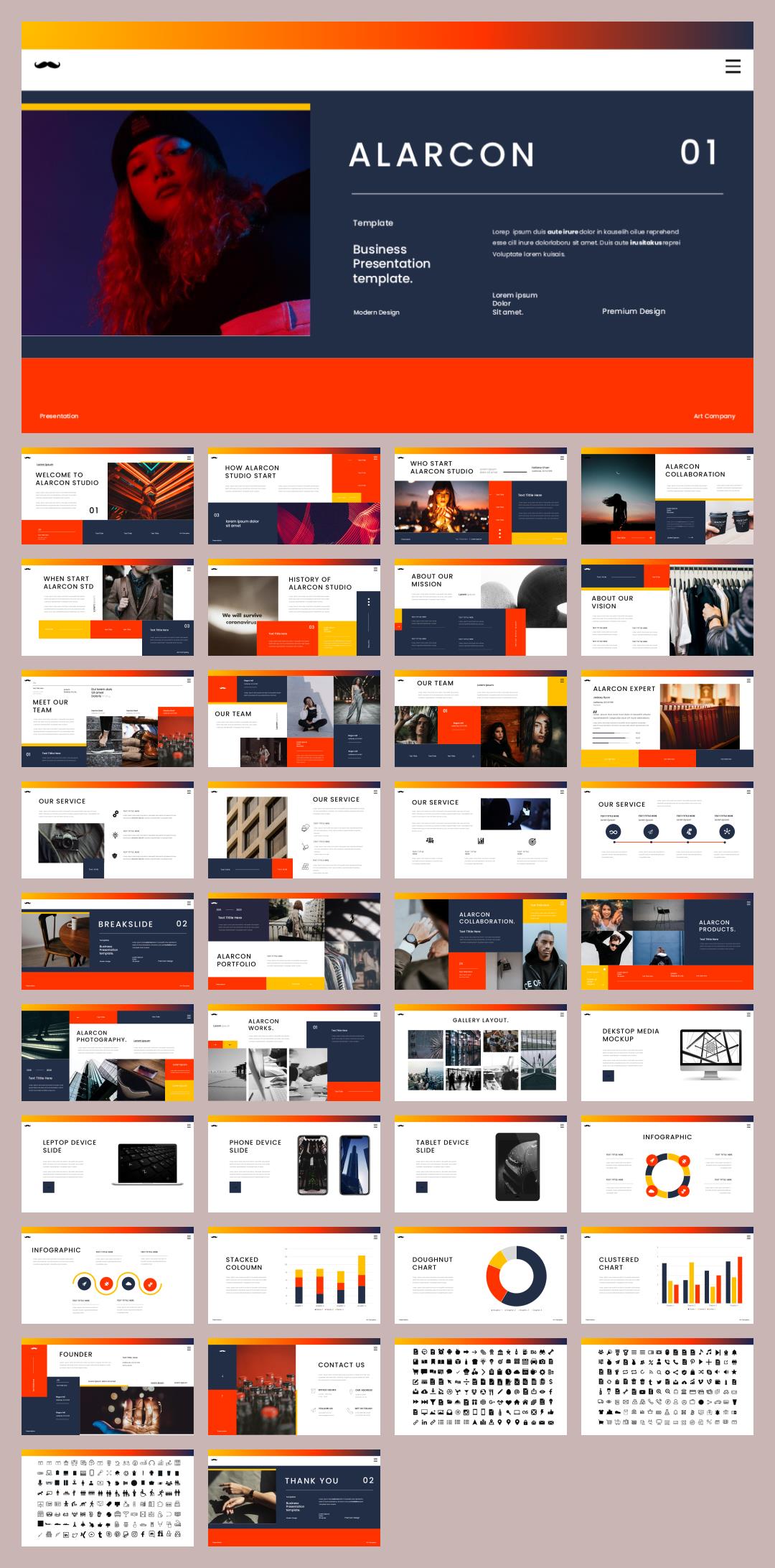 彩色商务工作汇报PPT模板.pptx