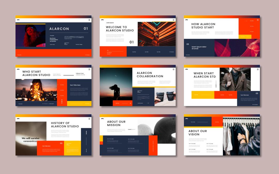 彩色商务工作汇报PPT模板.pptx