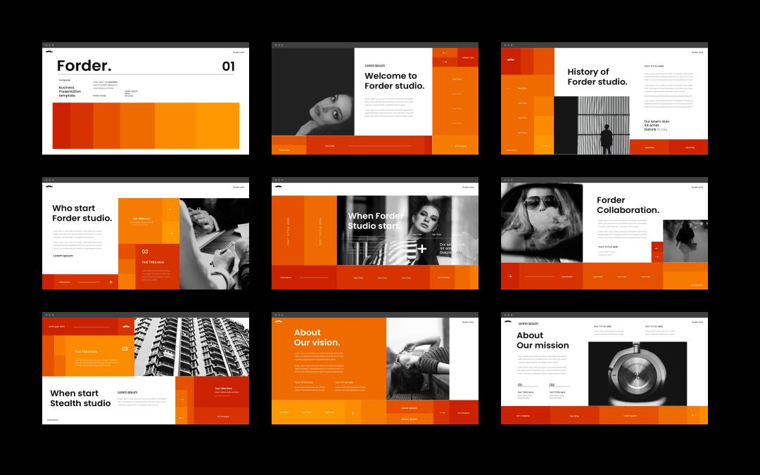 橙色现代工作汇报PPT模板.pptx