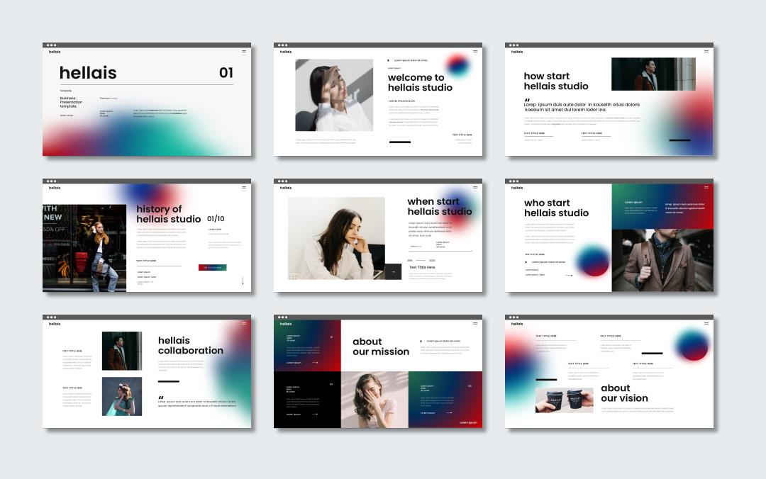 多彩现代工作汇报PPT模板.pptx