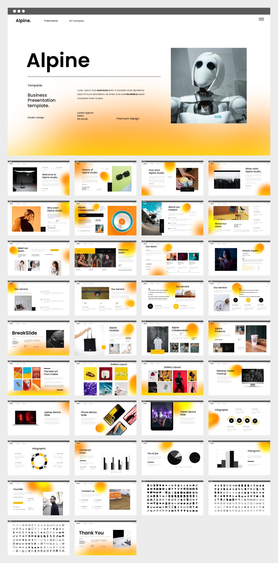 黄色乐活公司介绍PPT模板.pptx