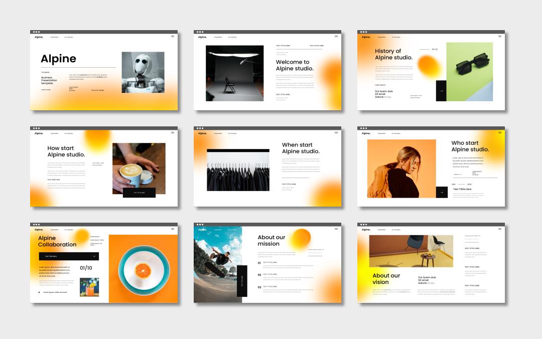 黄色乐活公司介绍PPT模板.pptx