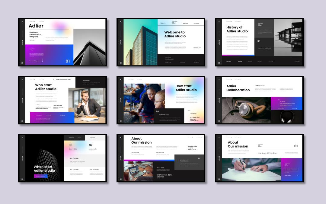 紫黑色摩登计划总结PPT模板.pptx