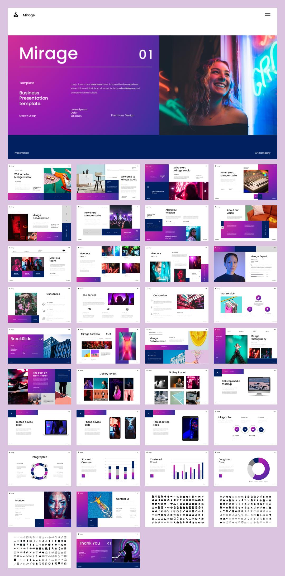 紫色潮流工作汇报PPT模板.pptx