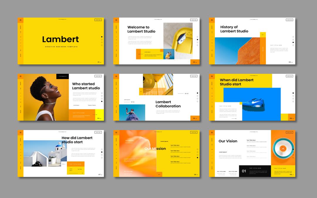 黄色缤纷工作汇报PPT模板.pptx