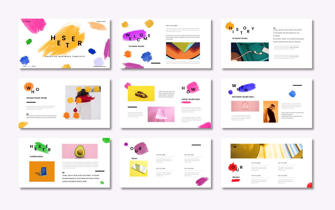 多彩现代工作汇报PPT模板.pptx