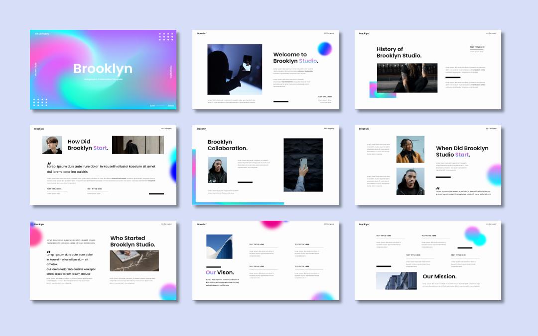 多彩现代工作汇报PPT模板.pptx