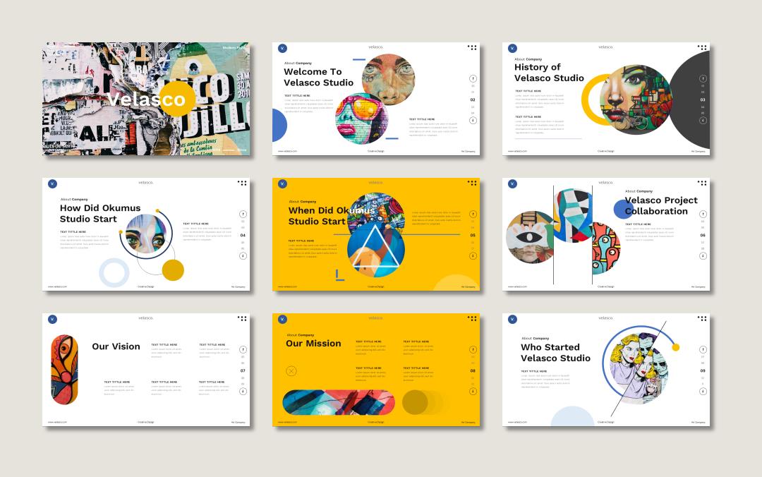 多彩现代工作汇报PPT模板.pptx