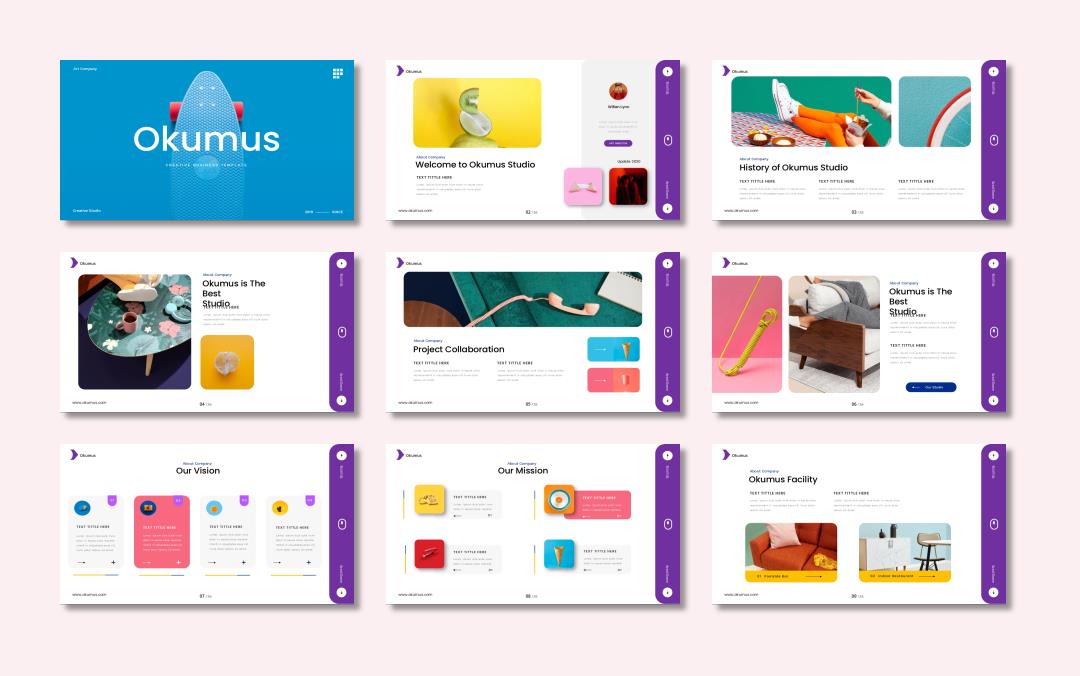 多彩现代工作汇报PPT模板.pptx