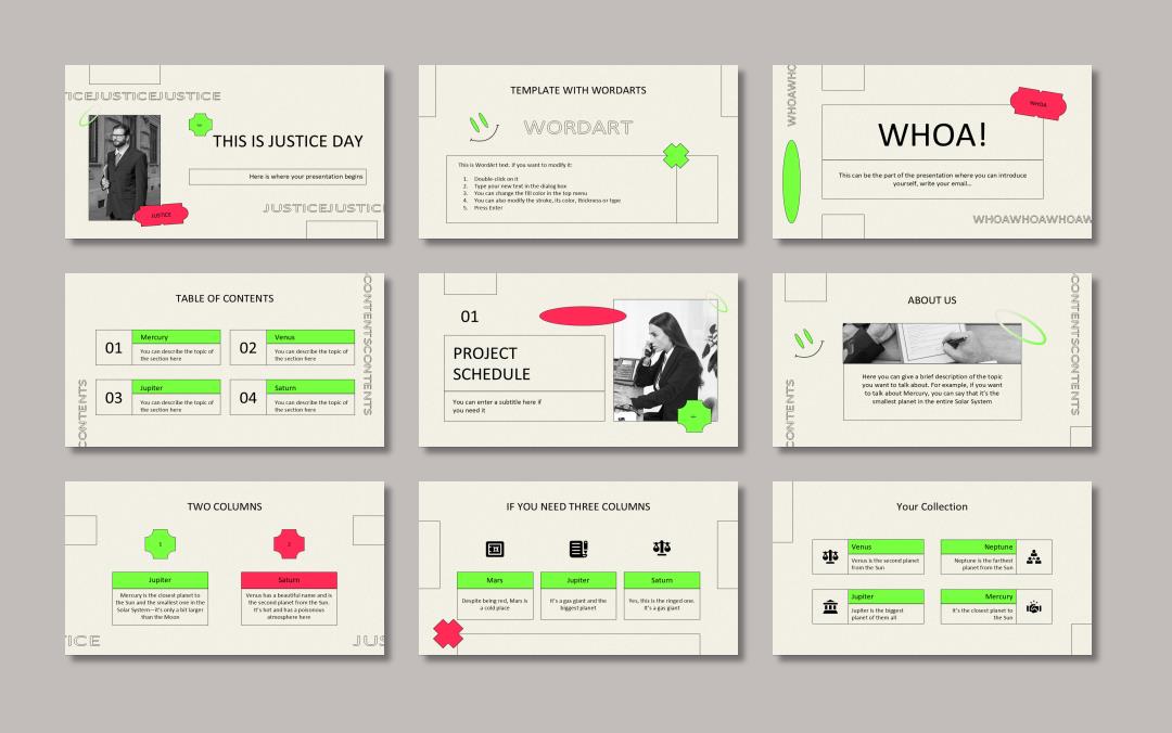 社会法律文学学术PPT模板