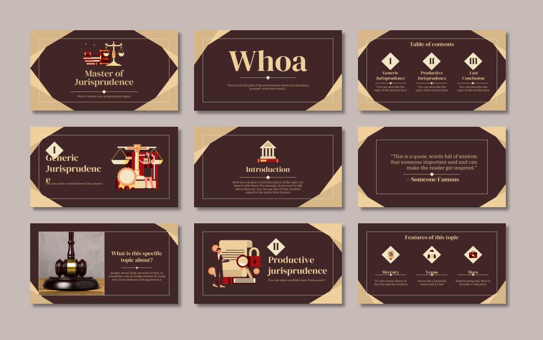 社会法律文学学术PPT模板