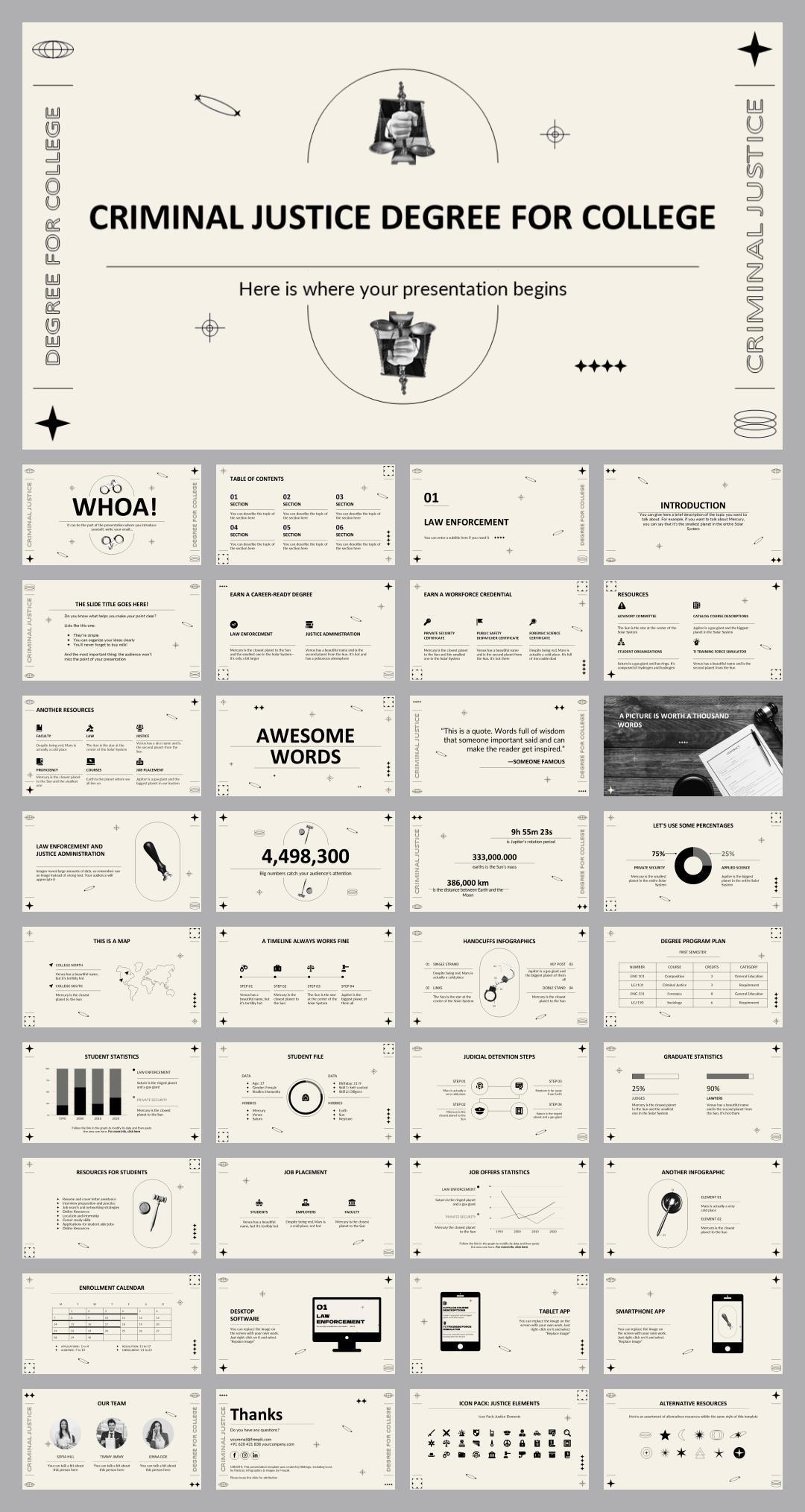 社会法律文学学术PPT模板