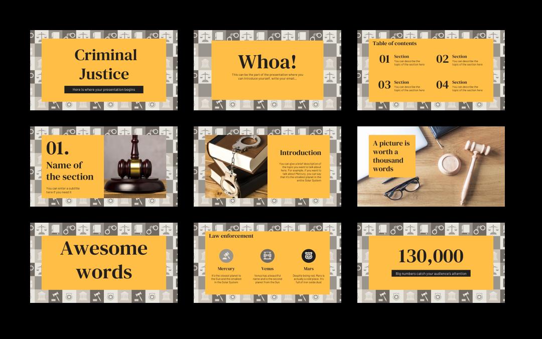 社会法律文学学术PPT模板