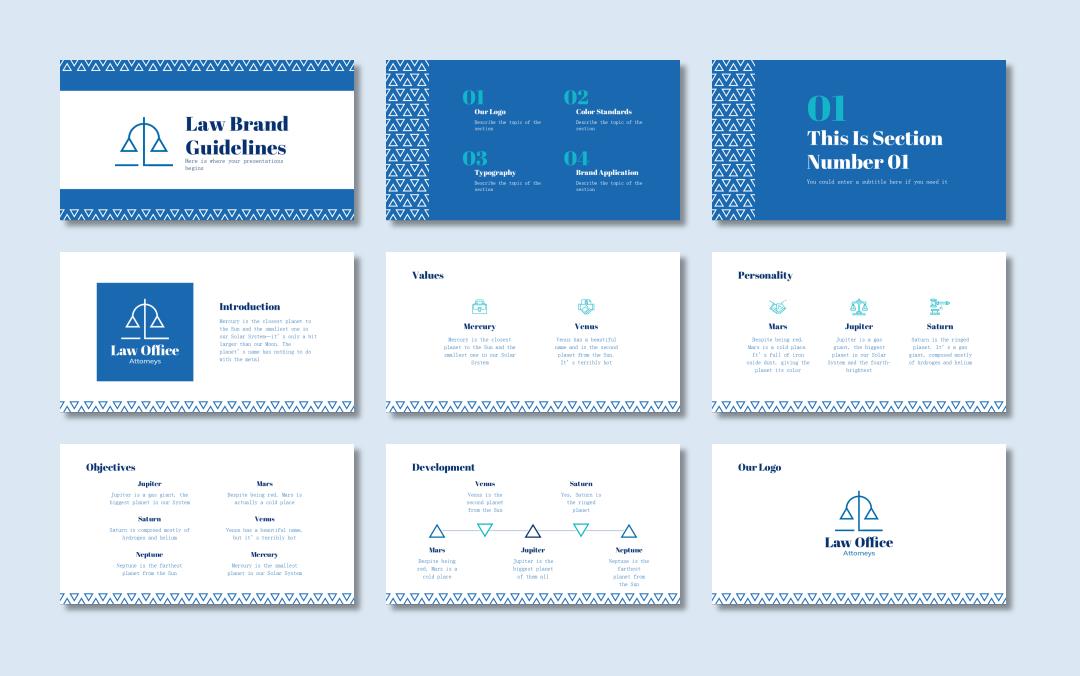 社会法律文学学术PPT模板