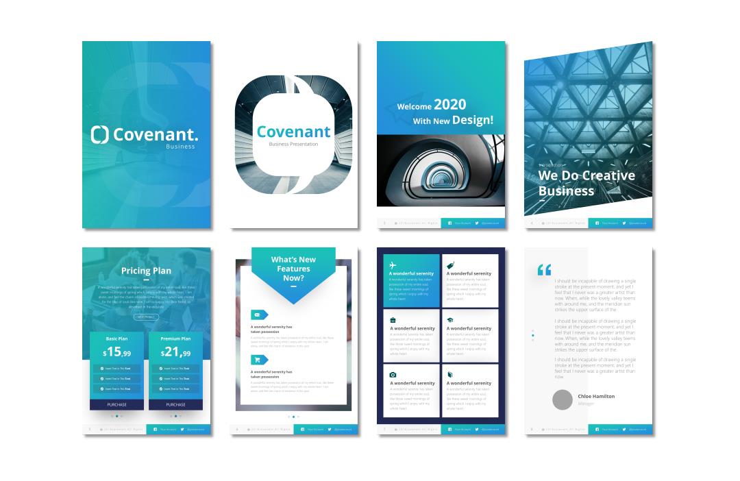 竖版A4格式PPT模板