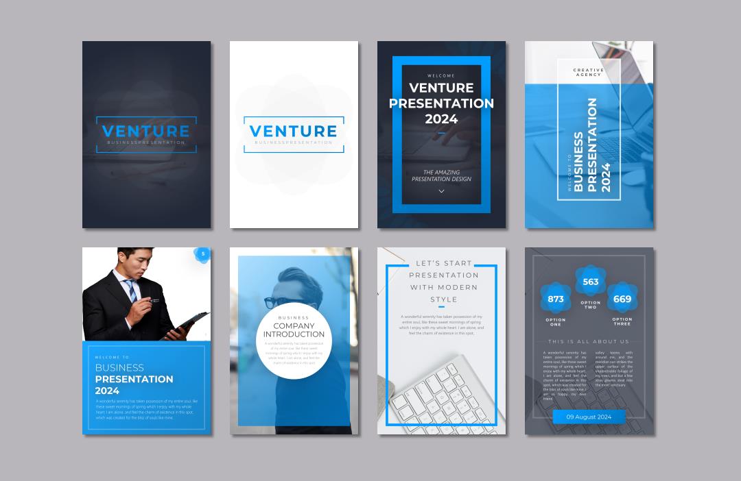 竖版A4格式PPT模板