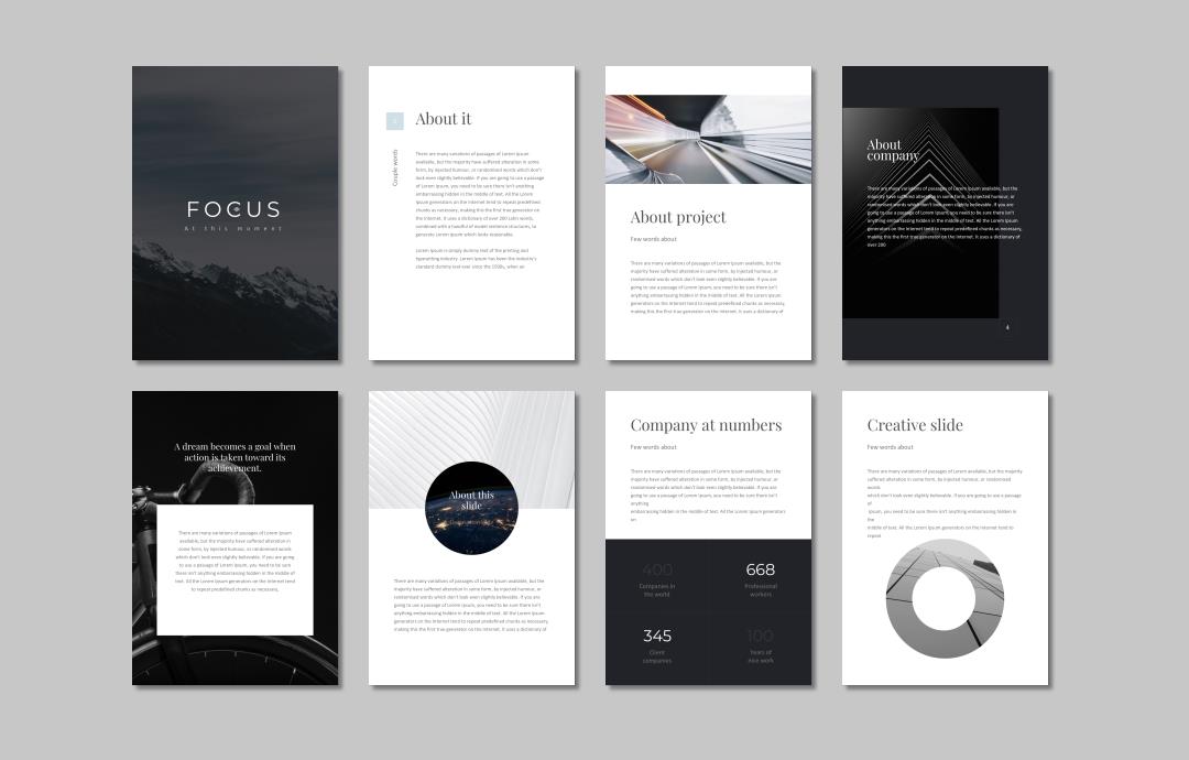 竖版A4格式PPT模板