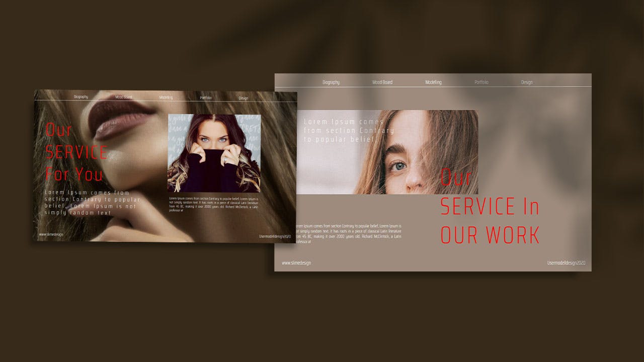 时尚高端简约优雅清新Google Slides谷歌幻灯片演示模板（pptx）