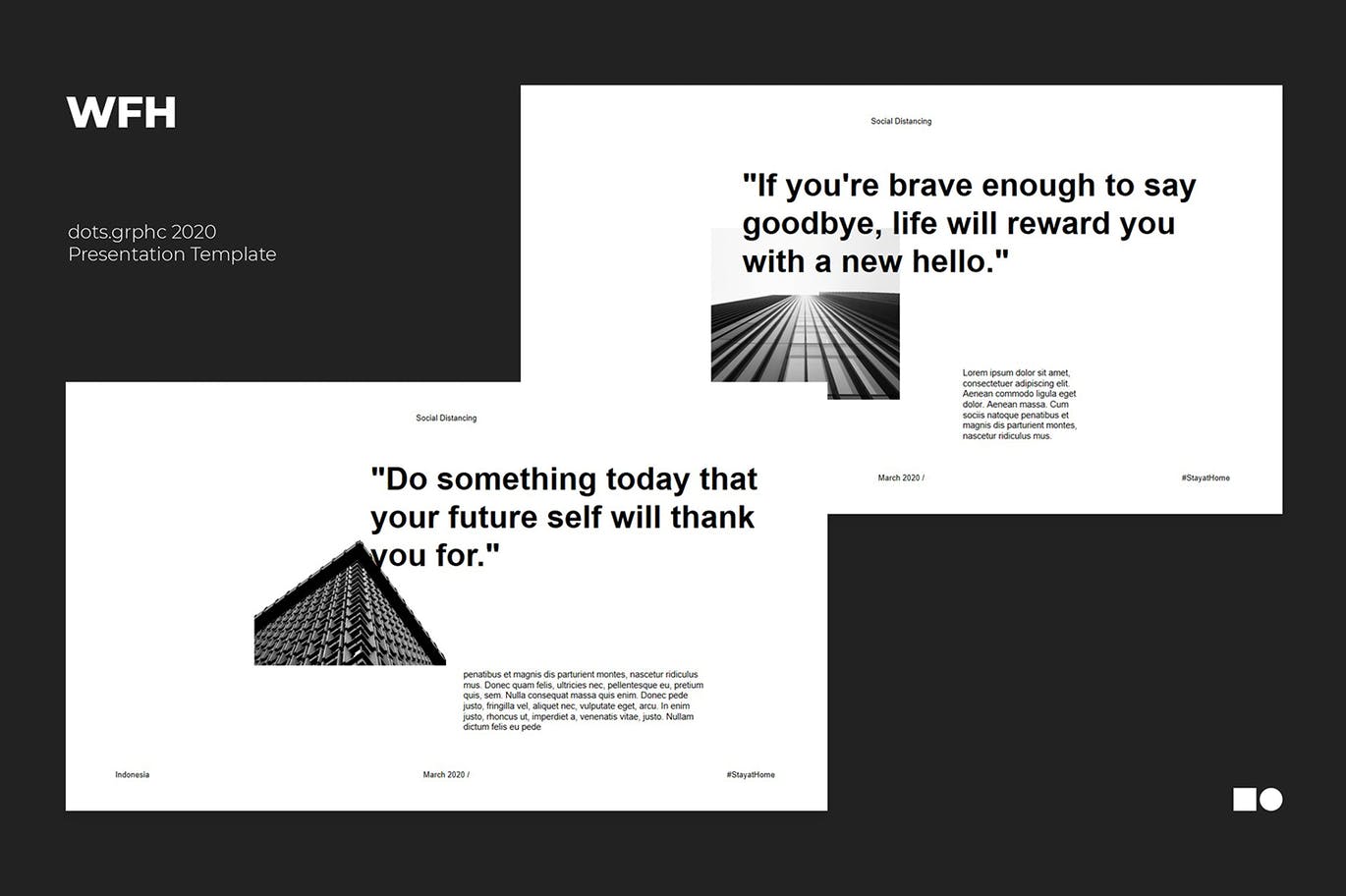 时尚高端简约多用途的高品质powerpoint幻灯片演示模板（pptx）