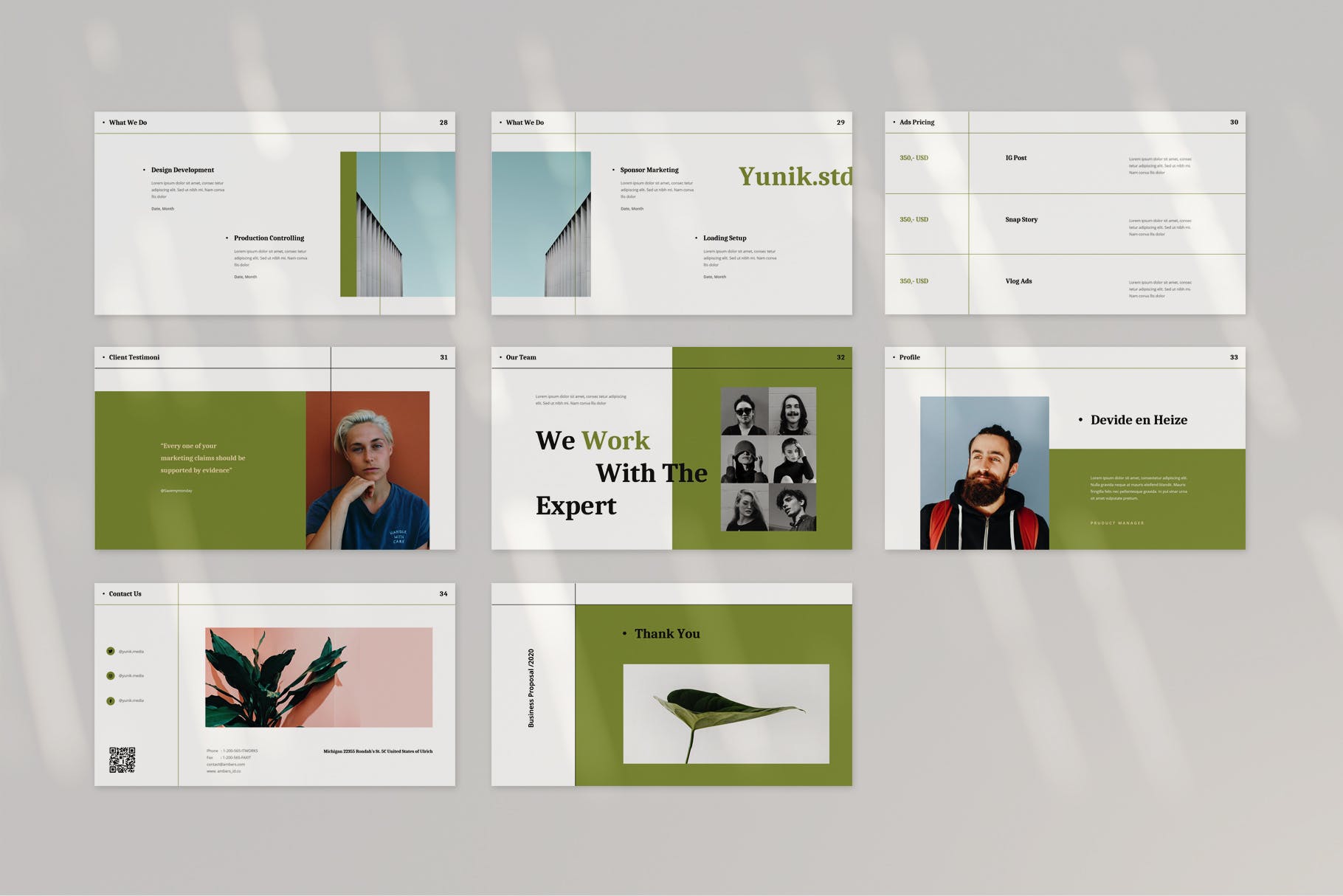 极简主义创意PPT模板下载(PPTX)