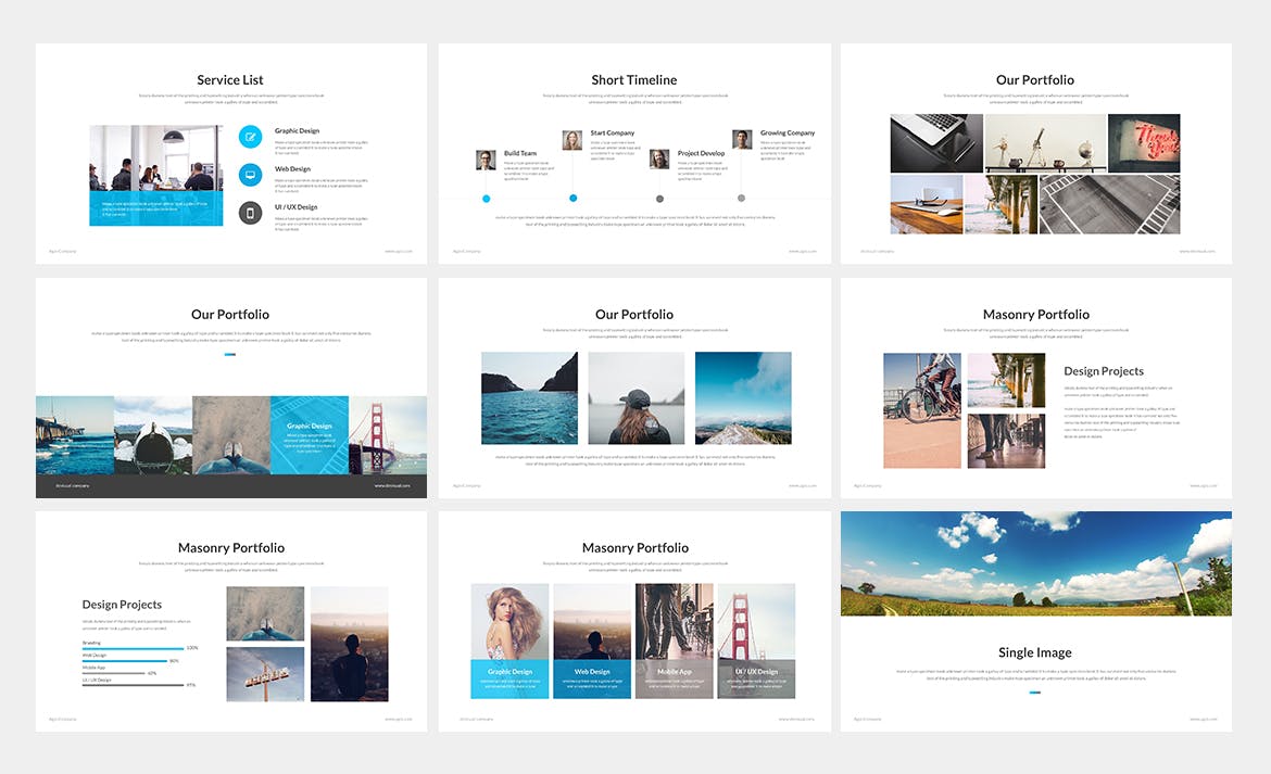 极简主义商业计划书大数据PPT模板下载