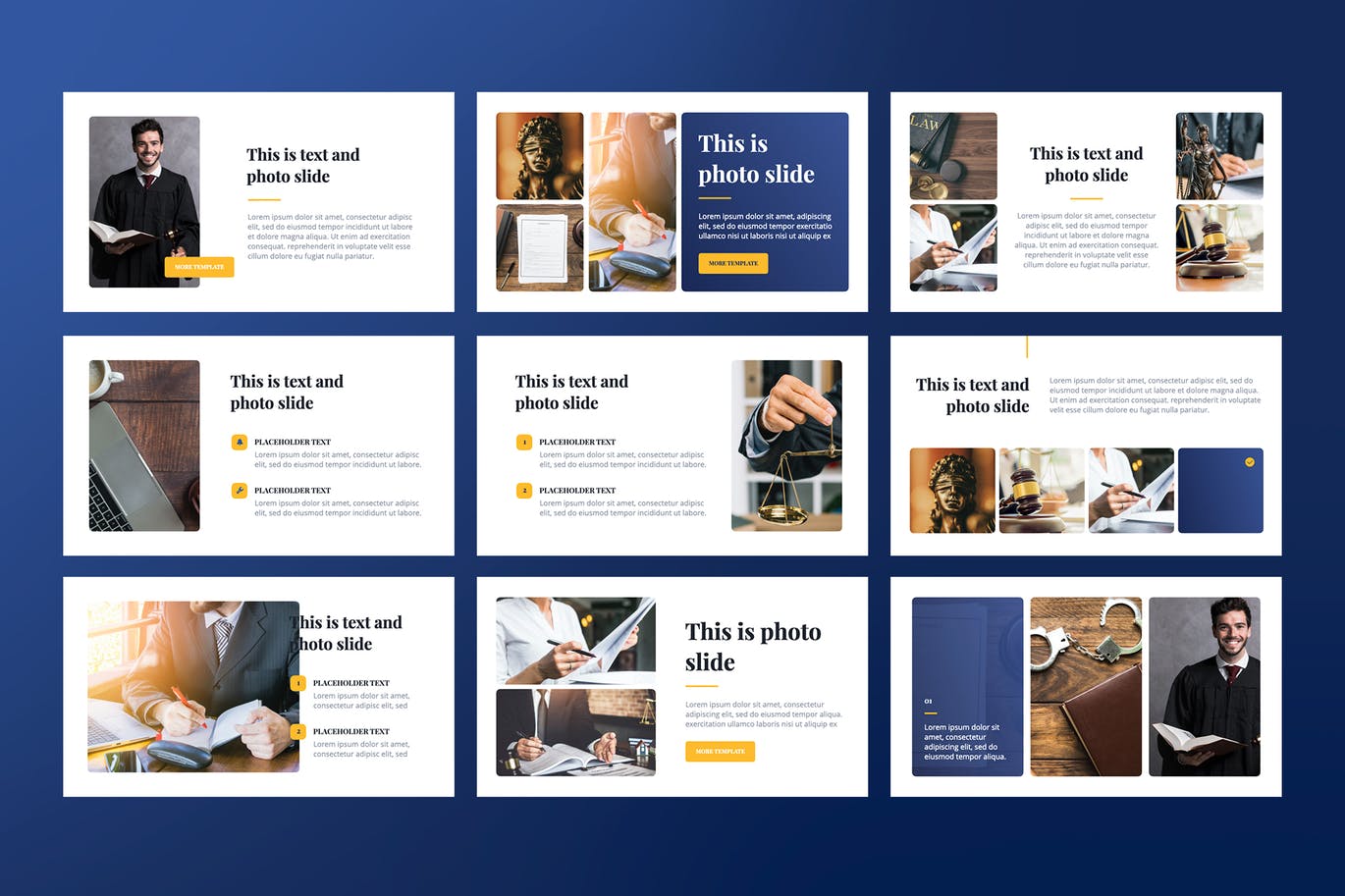 时尚高端专业的高品质法律律师事务所powerpoint幻灯片演示模板（pptx）