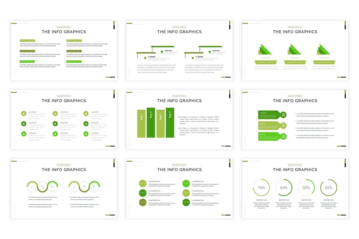 清新简约时尚多用途powerpoint幻灯片演示模板（pptx）