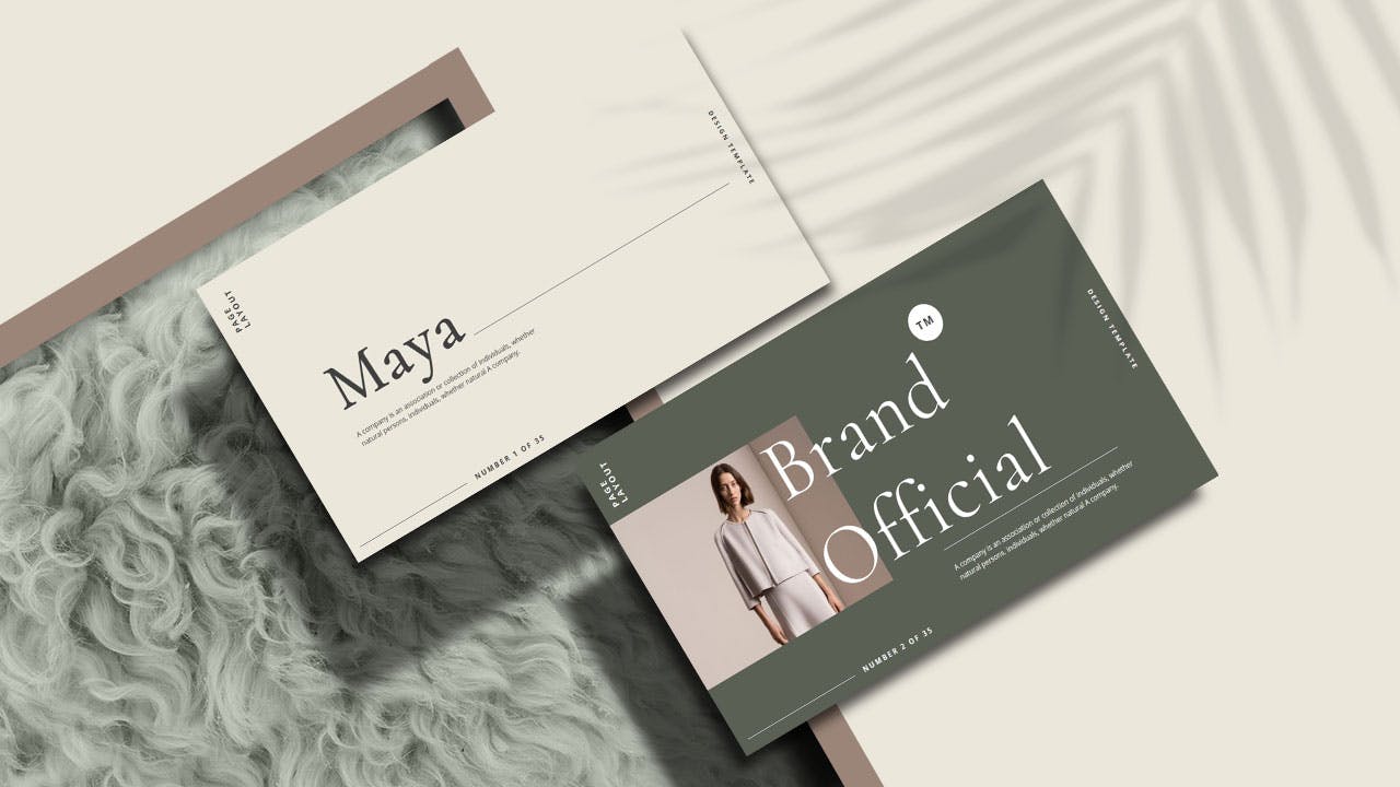 复古时尚的PPT模板下载（PPTX）