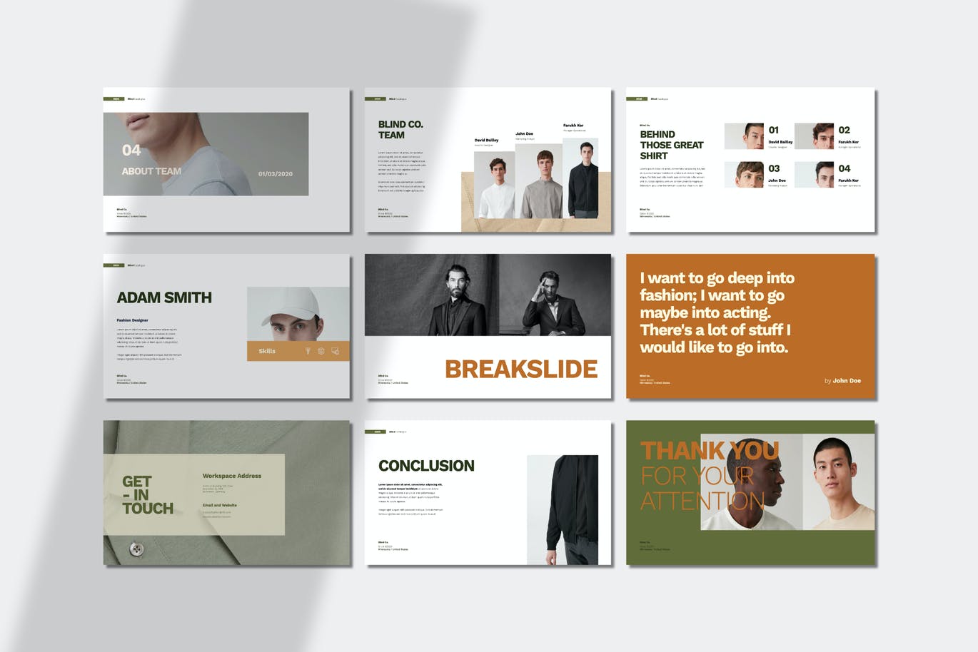 时尚高端专业的高品质powerpoint幻灯片演示模板（pptx）