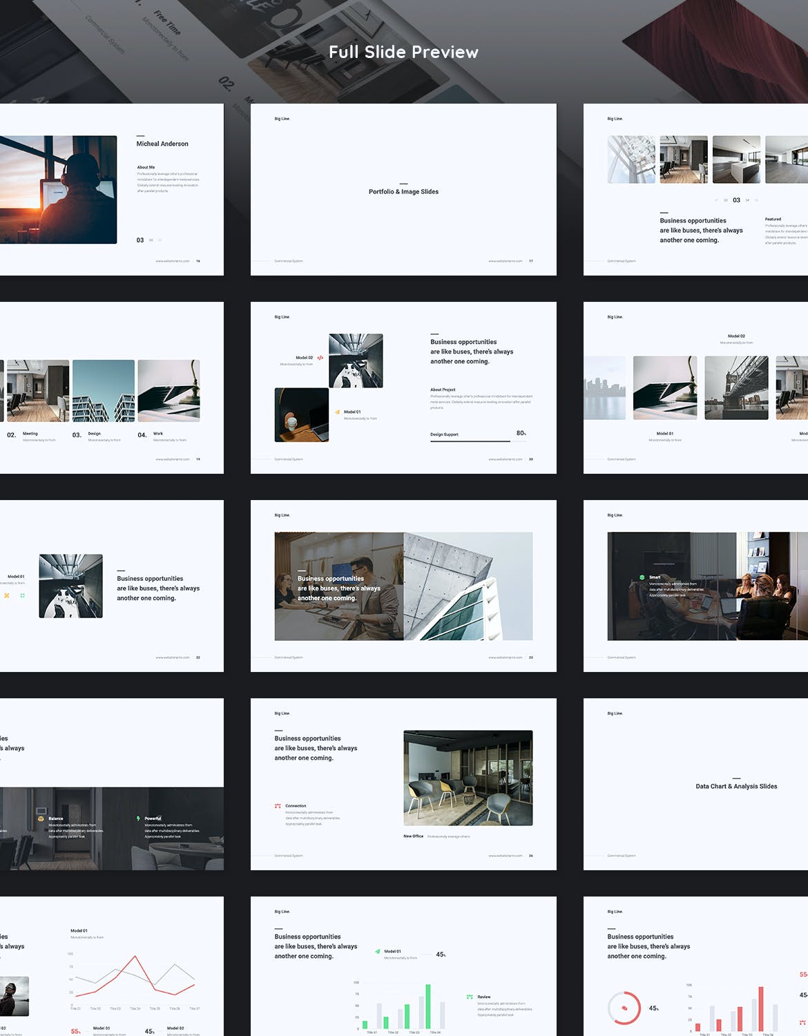 时尚高端简约多用途大数据powerpoint幻灯片演示模板（pptx）